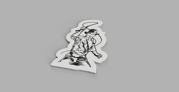 Indiana Jones fan art figure