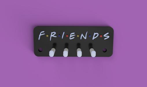 FRIENDS KEYS HOLDER PrintInPlace / Key Holder Friends / Key Holder Wall