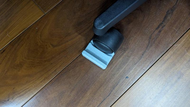 Chair Wheel Stopper - no lefting needed