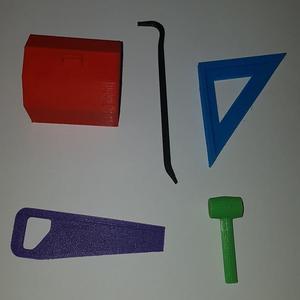 Elf on the shelf miniature construction tool set