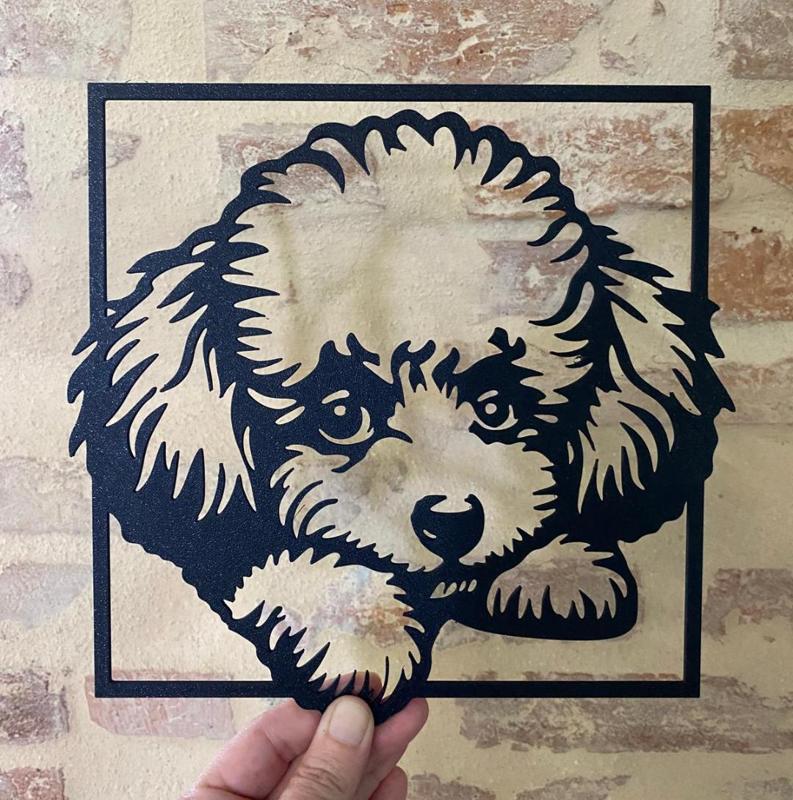 Wall Art of Poodle