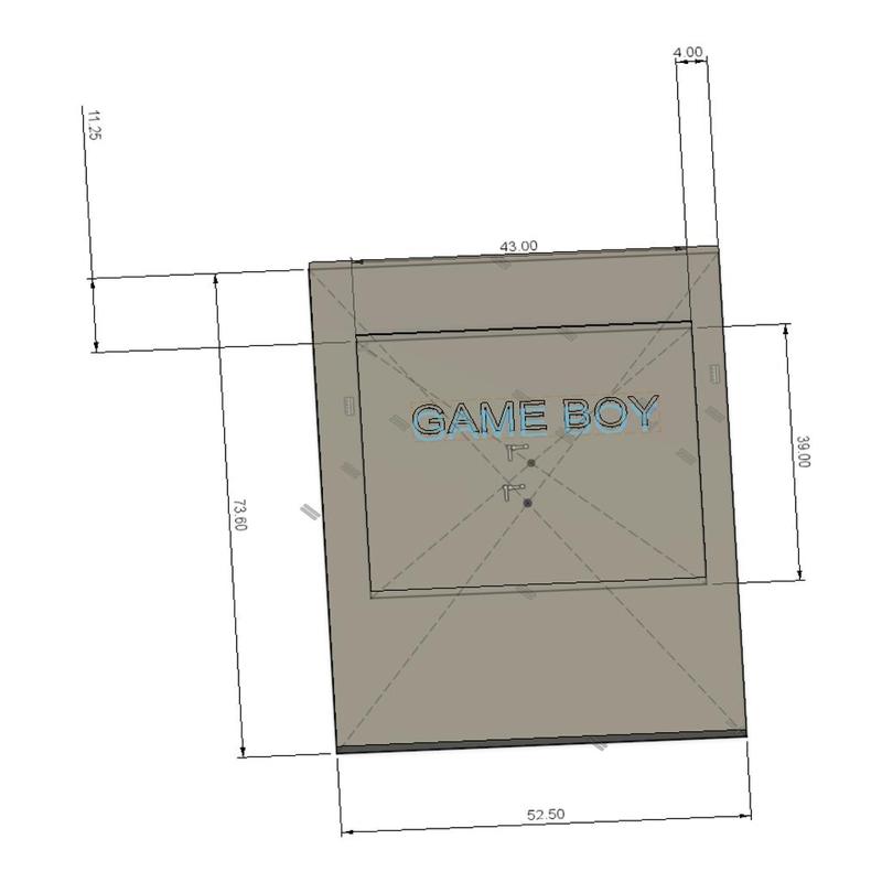 Funnyplaying IPS GBC Screen Dummy
