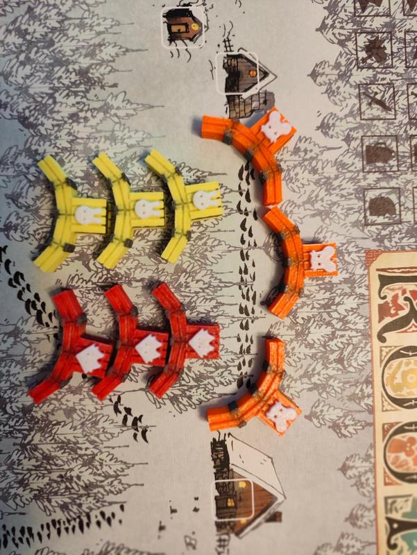 Root multi-color clearing markers