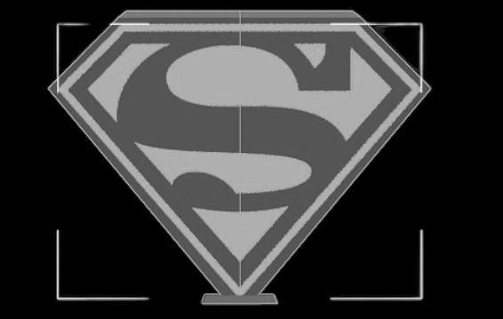 SUPERMAN LOGO STATUE