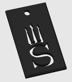 Portachiavi con logo Sciallino - Key ring 