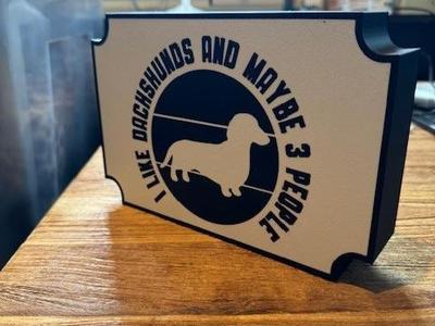 Dachshound Light Box
