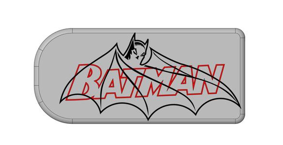 Batman Wedge Doorstop 220x100x50mm