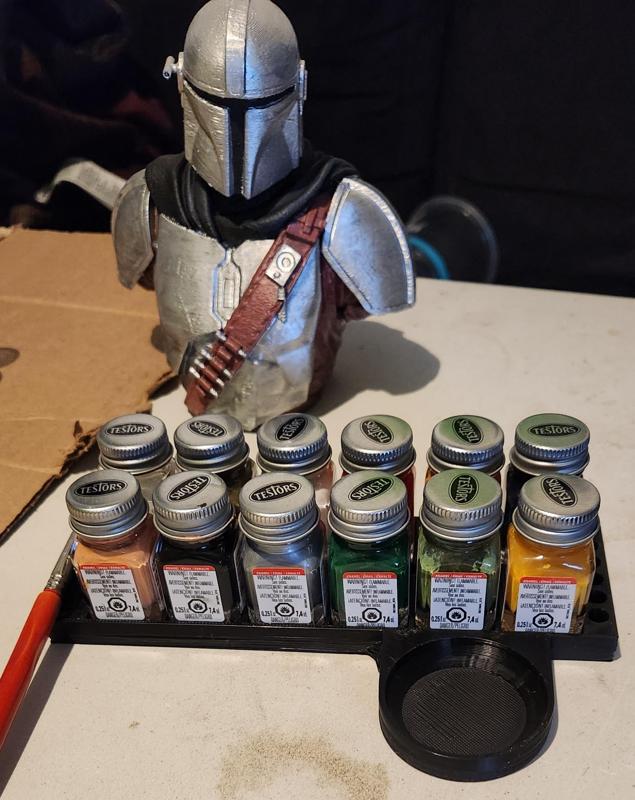 12pc 0.25 fl oz Model Paint holder