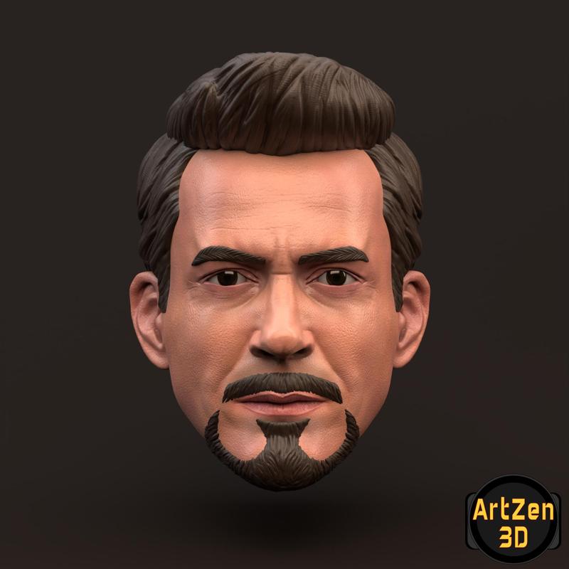 Tony Stark Iron Man 3D printable for action figures