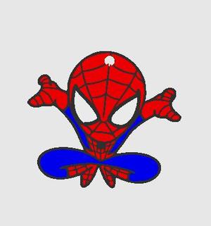 Spiderman 2D Keychain
