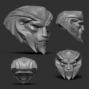 Arduin Wrynn Battle for Azeroth - Mask / Helmet