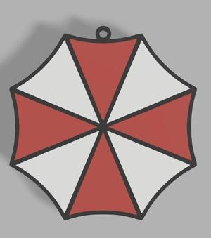 Residual Evil Umbrella christmas ornament
