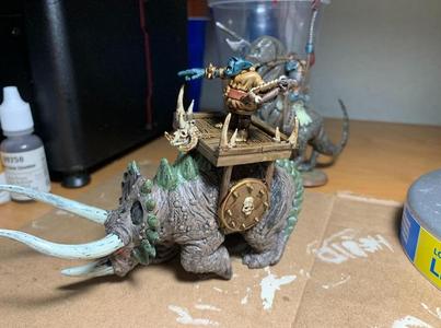 Hrognak Howdah (C3V Heroscape Custom)