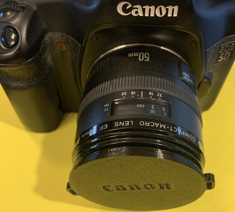 Canon lens cap