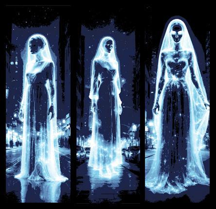 It can go by many names - ghost, apparition, vision, messenger, angel, demon - Set of 3 Bookmarks 
