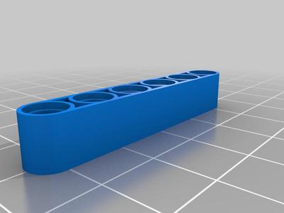 Technics brick with 6 holes
