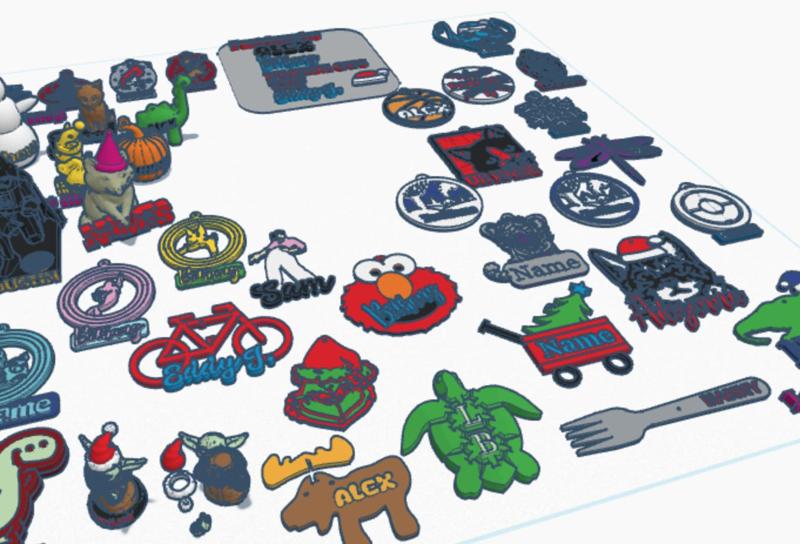easy customizable ornament pack