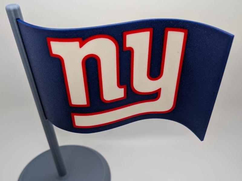 NY Giants Flag / Plate