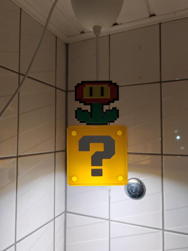 Super Mario ? Block Lampenschirm