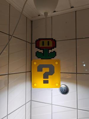 Super Mario ? Block Lampenschirm