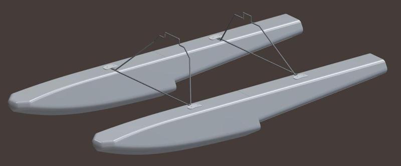 Floats for UMX Turbo Timber