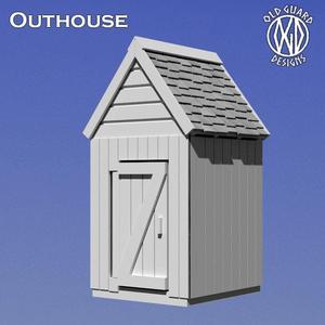 Medieval Fantasy Outhouse 25mm