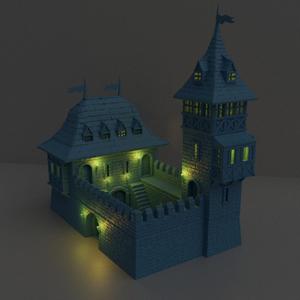 Medieval Guard House - Tabletop Terrain - 28 MM