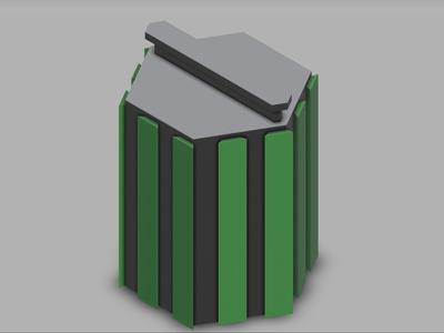 Modular hexagon storage system