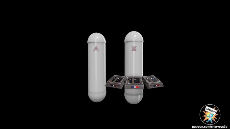 Star Wars Tantive IV Console Pylons for 3.75" and 6" figures