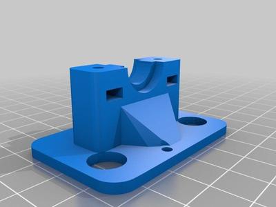 Tronxy X3 (single/dual) E3D V6 Bolt on mount