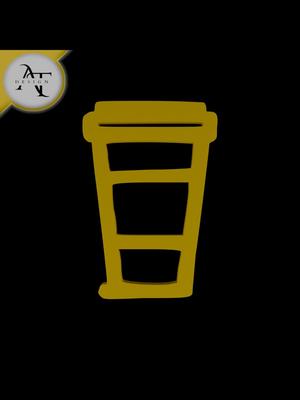 Simple Coffee Cup Symbol - 2D Art