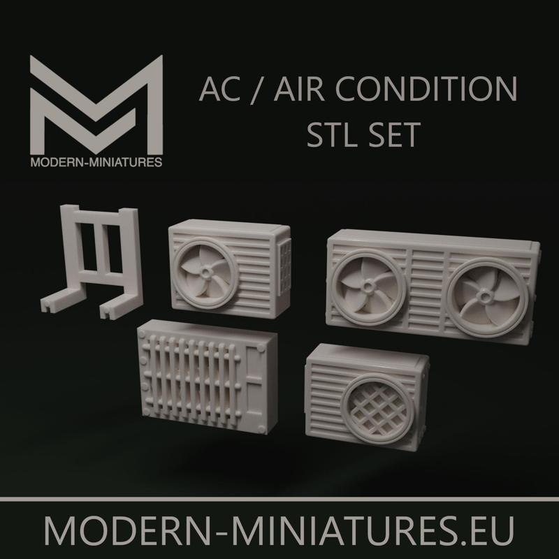 AC / Air Condition STL Set