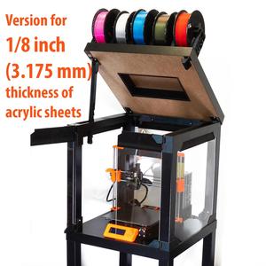 Prusa Printer Enclosure v2 – with MMU2S support - 0.125 inches acrylic version