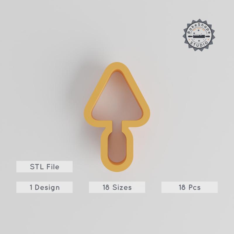 Trowel Shape Cutter, 18-Piece Set, Sizes 0.75" - 5", Perfect for Cookies, Fondant & Clay, Includes Plaster Scoop & Digging Spade PRODUCT_3659