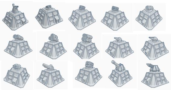 15 Weapon Emplacement Bundle Package