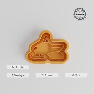 Snowmobile Cookie Cutter & Stamp, Winter Ride Theme, S/M/L Sizes, 3D Print Set of 6 Pieces, Perfect for Fondant, Ski & Snow Fun PRODUCT_3267