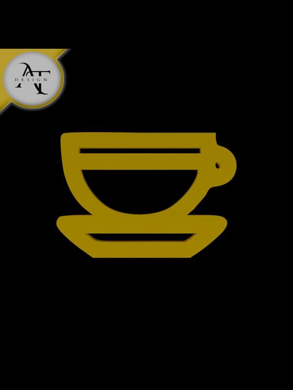 Simple Coffee Cup Symbol - 2D Art