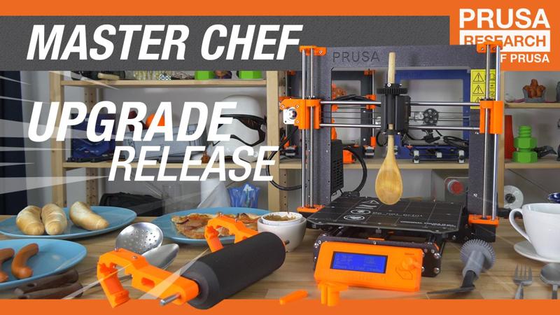 ORIGINAL PRUSA I3 MK3 MASTER CHEF UPGRADE