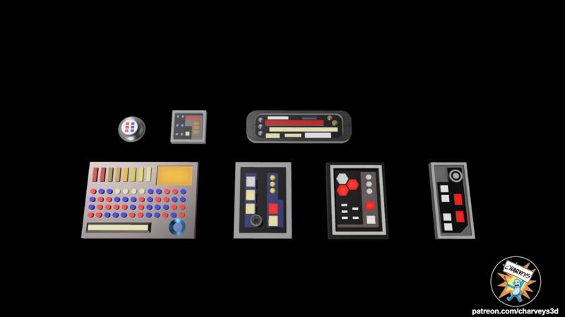 Star Wars Control Panels for 3.75" and 6" figures