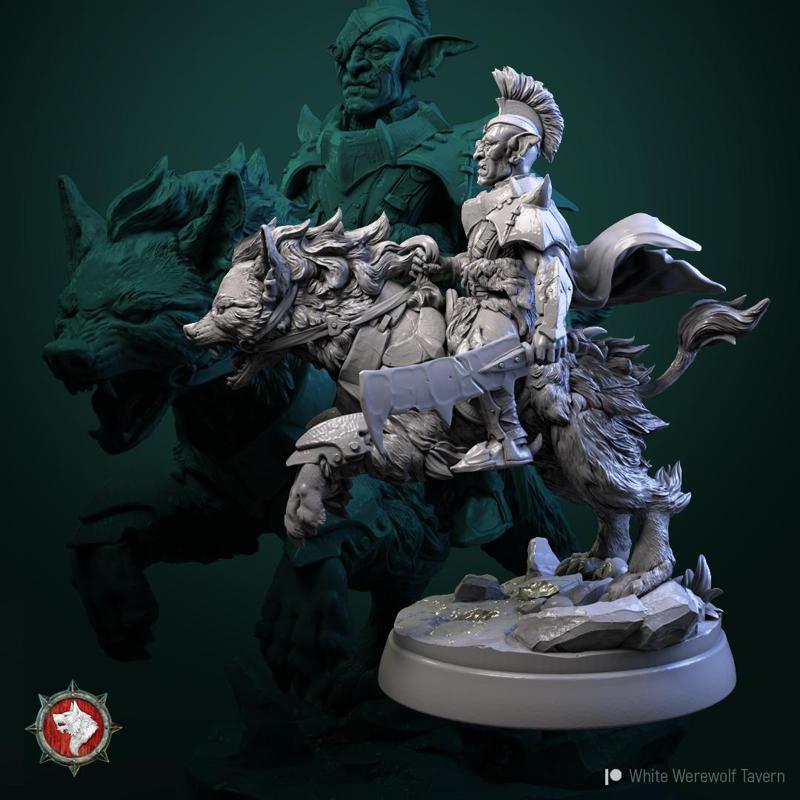 Goblin Raider Hordog Squeaky Eye 32 mm pre-supported