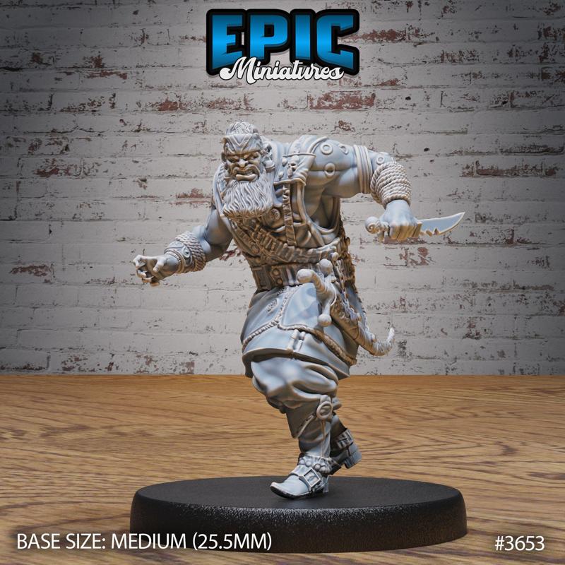 Coast Bandit Sneaky ‧ DnD Miniature ‧ Tabletop Miniatures ‧ Gaming Monster ‧ 3D Model ‧ RPG ‧ DnDminis ‧ STL FILE