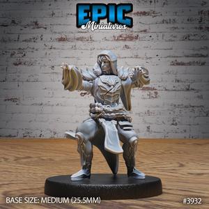 Guild Sorcerer Magic ‧ DnD Miniature ‧ Tabletop Miniatures ‧ Gaming Monster ‧ 3D Model ‧ RPG ‧ DnDminis ‧ STL FILE