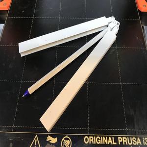 Butterfly Bic Pen (print in place)