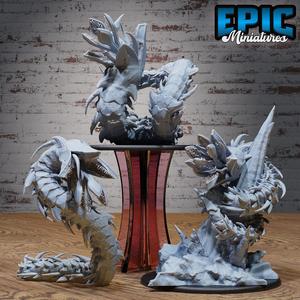 Dhole Worm Set ‧ DnD Miniature ‧ Tabletop Miniatures ‧ Gaming Monster ‧ 3D Model ‧ RPG ‧ DnDminis ‧ STL FILE