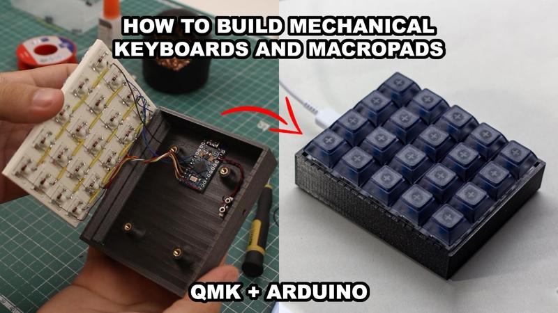 QMK 4x5 Custom Macropad - USB C Arduino Pro Micro