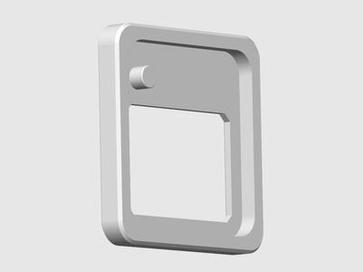 Individual Frame for Bambu Official Filament Swatches (Display Board) (Rounded Corners)