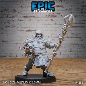 Dwarf Adventurer Warlock ‧ DnD Miniature ‧ Tabletop Miniatures ‧ Gaming Monster ‧ 3D Model ‧ RPG ‧ DnDminis ‧ STL FILE