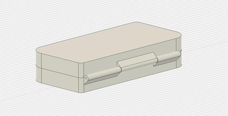 Simple, Hidden Magnet, Filament Hinge Box