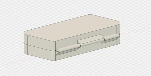 Simple, Hidden Magnet, Filament Hinge Box