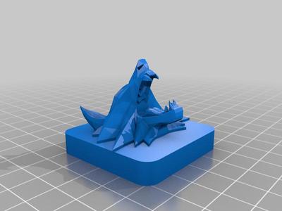 Witcher Medallion Ender 3 Pro QR cover